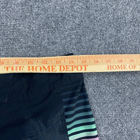 Billabong Swim Shorts Men's 28 Dbah‎ Airlite Hawaiian Striped Polyester Blend - Picture 2 of 5